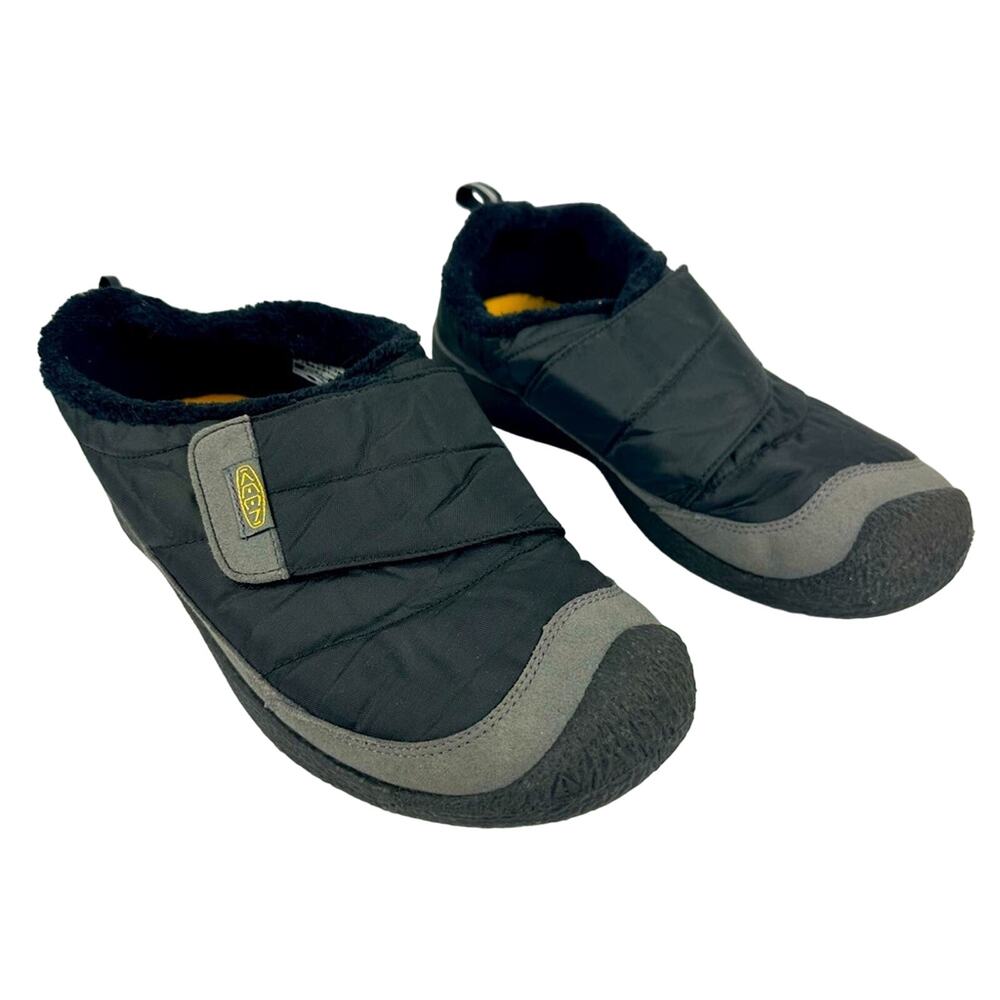 Keen Kids Black and Gray Slip-On Cozy Winter Clogs